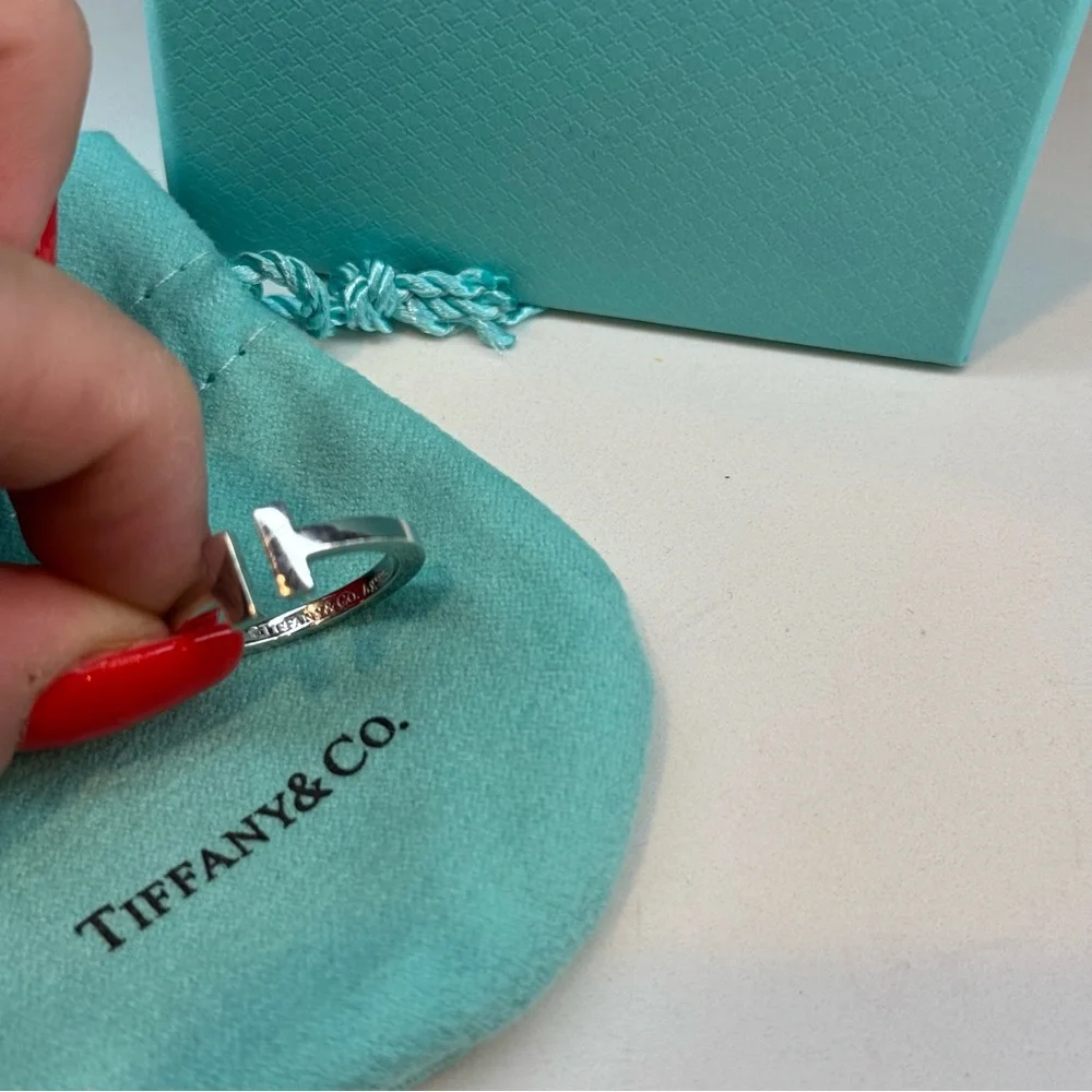Tiffany T Square Ring in Sterling Silver - Picture 9 of 9